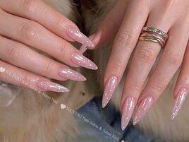 ちゅるん透明感ネイル