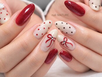 ネイル マチュレ(nail MATURE)の写真/シンプルから大人可愛いアートまで豊富に揃い、丁寧なカウンセリングで好みに合わせたデザインをご提案◎