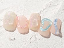 ジェミーネイル エビス(Jemiy nail ebisu)/うねうねぷっくり天然石10065yen