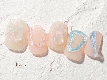 ジェミーネイル エビス(Jemiy nail ebisu)/うねうねぷっくり天然石10065yen