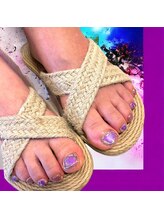 アヤネイルズ アンド アイラッシュ(AYA NAILZ.＆Eyelash)/フット120mins．アートコース