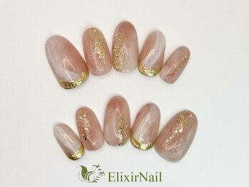 エリクサーネイル 池袋(Elixir Nail)/定額a シンプル/クーポン使用