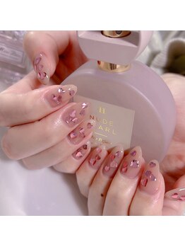 ピンクハルナネイル(pink haruna nail)/ハートネイル