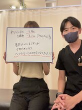 ナオ接骨院(NAO接骨院)/-8.２cmでズボンはブカブカに！