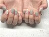 【Hand nail】6月限定♪今季トレンド！レースネイル　￥7000　