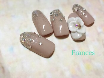 フランセス(Frances)/3Dお花ネイル