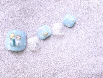 ネイルサロン ドルチェネイル 柏店(Dolce.Nail)/フットデザインコース☆足湯付き