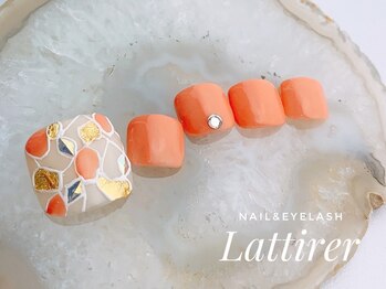 ラティレ 銀座(Lattirer)/ステンドガラスタイル風ネイル