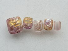 ルフトエーデ(LUFT Ode)/【Foot Art 10】大人ピンクnail