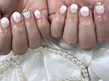 ハニービービー(Honey Bee Bee)/ハートフレンチネイル