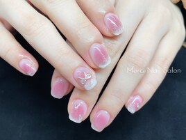 人気★チークxマグネットネイル