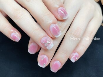 メルシー(Merci)/人気★チークxマグネットネイル