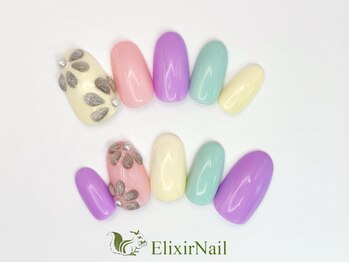 エリクサーネイル 池袋(Elixir Nail)/定額a シンプル/クーポン使用