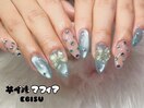 マグネット/ビジュー/ブルー