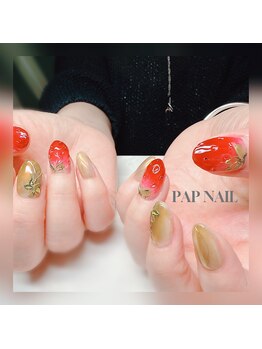 パップネイル(PAP NAIL)/いちごネイル