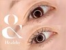 下がりまつげ改善！【＆ヘルシー】エクステ80本＋まつげパーマ¥9500→¥8500