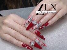 ゼン ネイル デザイン 池袋(ZEN NAIL DESIGN)/* 長 さだしやり放題×つけ放題