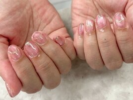 上品シンプル定額ネイル