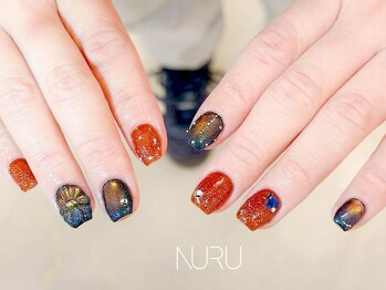 ヌル ネイル 新宿(NURU NAIL)/新宿/ニュアンス/ドット