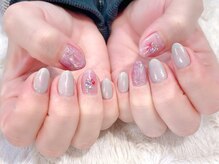 ラルネイル 大宮(Lull. nail)/#押し花#マグネット#春#お花見