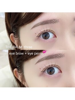 THE BALM one 北千住店【アイブロウ/眉毛/まつげパーマ/ネイル】/美眉スタイリング×まつげパーマ