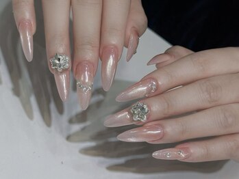デュリブリンクネイル 高田馬場(Duli blink nails)の写真/シンプルなのに可愛いが叶う＊肌なじみ×トレンド感でさりげなく垢抜ける指先へ◇全メニューフィルイン＊