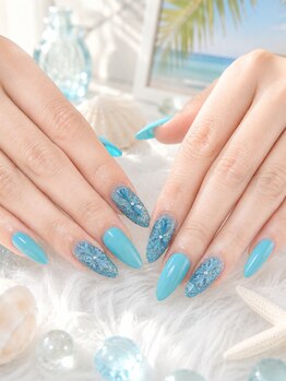 リプルス(Ripples)の写真/夏のイベント前に一瞬でロング美爪へ♪長さだし専門店ならではの圧倒的クオリティで思い通りの指先に☆