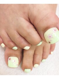 フット桜ネイル