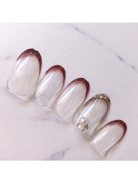 スキニーフレンチネイル