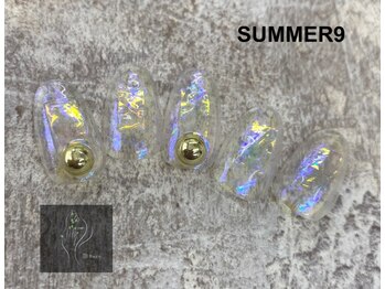 ベーシック ネイルウィザードアカデミー 麻布十番店(Basic×NailWizardAcademy)/【定額Season】SUMMERデザイン