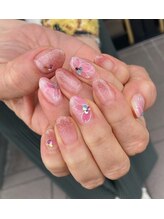 白べぇーっ 本店 湊町店/フラワーネイル♪