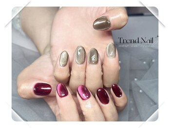 トレンドネイルスタジオ(Trend Nail Studio)/２色のビー玉ネイル