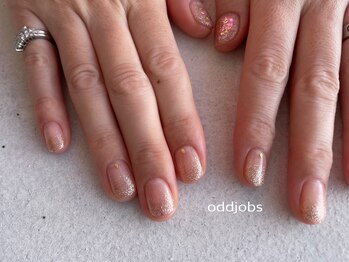 オッドジョブス ネイルアンドアイラッシュ 府中店(odd jobs Nail & Eyelash)/【パラジェル】ラメグラデ