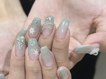 キー(key.)/クリスマスネイル