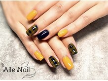 アイルネイル(Aile Nail)/チェックネイル