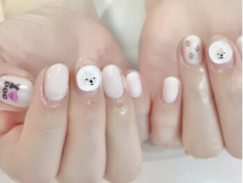 アリイネイルズ(ALII Nails)/ビションフリーゼネイル