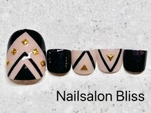 ネイルサロンブリス(nail salon Bliss)/定額FOOTシンプルアート￥5720