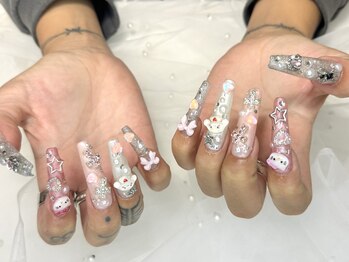 オーロラ アメ村店(AURORA)/キャラクター/海外ネイル