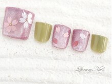 ラグジュアリーネイルズ カワグチ(Luxury Nails Kawaguchi)/うるうる*桜Nail
