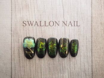スワロンネイル(SWALLON NAIL)/梅雨ネイル