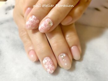 ネイルアトリエ フロラシオン/贅沢アートの褒められネイル27
