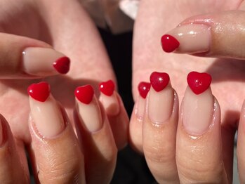 シェリーラメール 池袋店(cherie la mer)/ハートパーツネイル