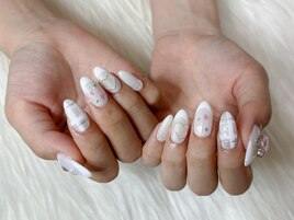 ★ホワイトフレンチ×チェック★