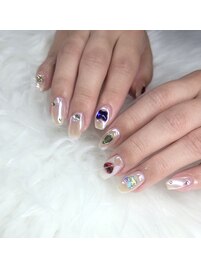 ホワイトミラーで冬らしく！