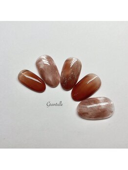 グランチュール(Grantulle)/オレンジニュアンスネイル