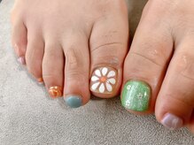 モグネイル(Mogunail)/フットネイル　フラワー