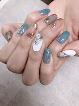 ネイルサロンファストネイルプラス 新宿店(FAST NAIL PLUS)/夏ネイル2021【ニュアンス】