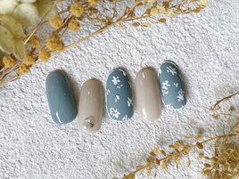 3.4月定額B /小花ネイル