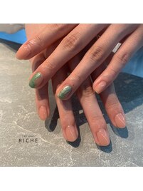 推し色インクアートネイル