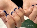 フレンチネイル／ネイビー
